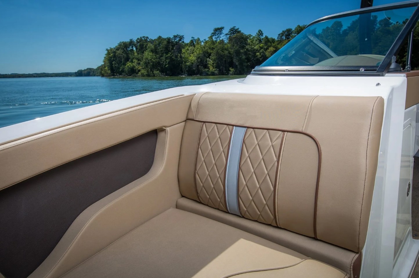 reupholstering a boat